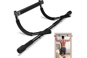 FK Sports Pull Up Bar Doorway & Chin Up Bar for Upper Body Training - No Drilling or Screws - Arms, Back and Core Strength Training - Home Pull-Up Bars for Indoor - Multifunctional