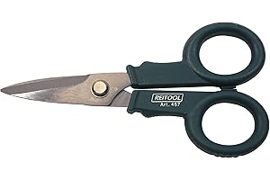 reitool 467 Ciseaux pour électricien fines inoxydable rette, vert