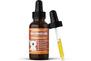 BUDDY'S BEST 50ml Natürliches Wurmkur Katze - Wurmkur Katzen alle Würmer - Entwurmungsmittel Katzen - Katzen Entwurmungsmittel - Entwurmung Katze - Wurmkur für Katzen