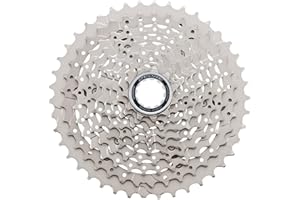 SHIMANO Unisex – kaseta dla dorosłych CS-M4100, srebrna, rozmiar uniwersalny