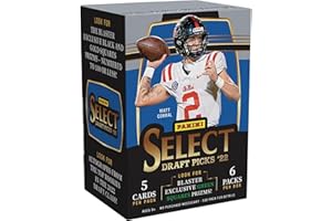 PANINI SELECT FOOTBALL 2022 Panini Select Draft Picks Football Blaster - 30 Trading Cards Per Blaster Box