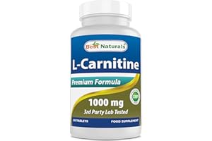 Best Naturals L-Carnitine 1000mg 60 Tablets