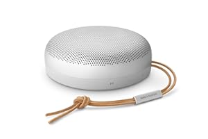 Bang & Olufsen Beosound A1 (2nd Gen) - Premium Wireless Portable IP67 Waterproof Bluetooth Speaker with 360 Degree Sound, Alexa Voice Assistant, Speakerphone, Up to 18 Hrs Playtime - Grey Mist