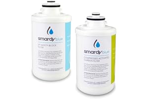 smardy Filtre de rechange 2en1 Set pour Soda & Cool Machine à soda - Filtro de bloque de carbón activado + Ultrafiltration (membrane UF)