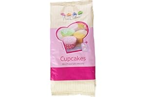 FunCakes Preparado para Cupcakes Esponjosos, Jugoso sabor a Vainilla Suave, 1k, FC38162