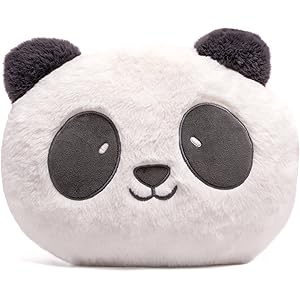 Mirada Black Panda Soft Face Toy - 25 cm| Adorable Plush Animal for Kids, Toddlers, and Girls | Soft and Cuddly Stuffed Toy | Ideal for Birthday Gifts/Christmas/Diwali