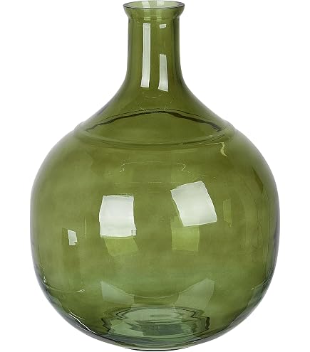 GILDE XL Vase Aus Recyceltem Glas – 50 Cm Hoch, Kupfer Farbverlauf, Europäische Herstellung