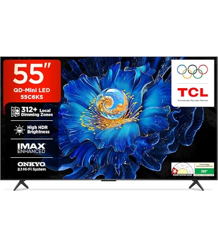 Hisense 55U8N Google TV Compatible with Alexa 2024 MiniLED Display