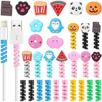 Protettori Cavo Caricabatterie Cartoni Animati | 3 Stili Diversi | In PVC | Per Telefono E Tablet - Foto 6