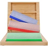 DMT Diamond Whetstone&trade; in Wooden Box 6" Coarse, Fine and Extra Fine Set | Professional Quality Knife Sharpener | 15cm Sharpen