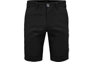 WJL WHISPERING JONES LONDON Whispering Jones London Mens Super Stretch Chino Shorts Summer Cotton Jeans Half Pants Comfortable Casual Wear