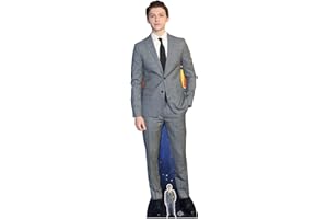 STAR CUTOUTS Lifesize cardboard with free cut out Ltd CS756 grandezza naturale di Tom Holland, con 1 mini sagoma in cartone, multicolore, Tinta unita