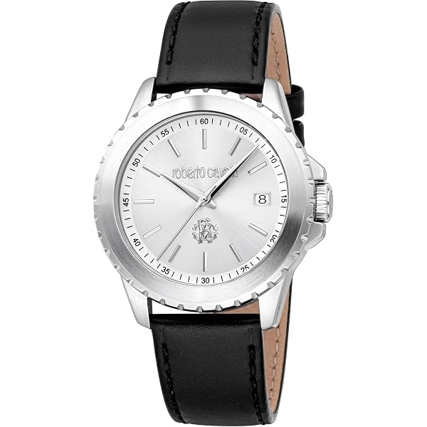 Orologio Uomo Roberto Cavalli RC5G135M0085 - Quarzo, Cronografo, Acciaio Oro Rosa, Quadrante Nero