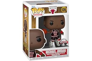Funko Pop! NBA: Chicago Bulls - Michael Jordan with Jordans - (Blk Enamel Pinstripe Jersey) - Figura de Vinilo Coleccionable - Idea de Regalo - Mercancia Oficial - Juguetes para Niños y Adultos