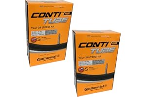 Continental Tour 28 700 x 32-47c Bike Inner Tubes - Presta 42mm Valve (Pair)