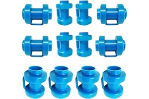 ASFINS Capuchon Trampoline, 12pcs Embout Trampoline Crochet Trampoline, Accessoire Trampoline Sécurité de Remplacement de Rebond Diamètre 25MM