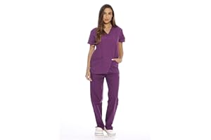 Just Love Women's Scrub Sets Six Pocket Medical Scrubs (V-Neck with Cargo Pant) - - 1X