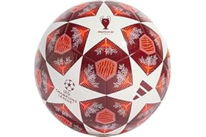 adidas UEFA Champions League Club Ball JH1284 - Palla da calcio unisex, 5 EU, colore: Rosso