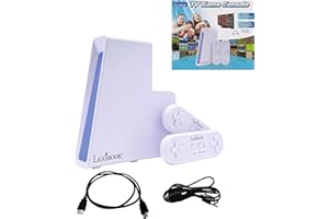 Lexibook, TV-Spielkonsole mit 2 drahtlosen Controllern, 250 Spiele, 32-Bit-Grafik, TV-Anschluss, JG7440