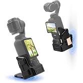 Coverzone DJI Osmo Pocket 3/4 ile Uyumlu Manyetik Genişletme &Ccedil;er&ccedil;evesi BRKT | Al&uuml;minyum Alaşım G&ouml;vde, G&uuml;&ccedil;l&uuml; Mıknatıs, 180&deg; Ay