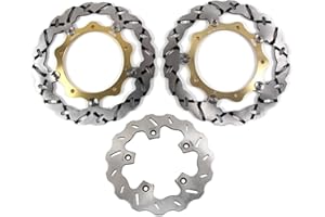 Arashi Disco Dischi Freno Anteriore Posteriore Rotore per Y.a.m.a.h.a XP T-max 530 2012-2015 ABS 2012-2018 Accessori di ricambio per moto Tmax 530 Oro 2013 2014 2016 2017