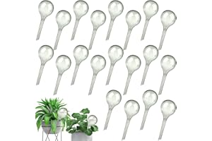 HAOWANWW 20 Rauchgraues Cyan Automatische Bewässerung Glühbirnen Klar Selbstbewässerung Kugeln Pfähle Pflanzenbewässerungskugeln Garten Wassergerät Urlaub Zimmerpflanze Bewässerung Blume Wasser Gerät