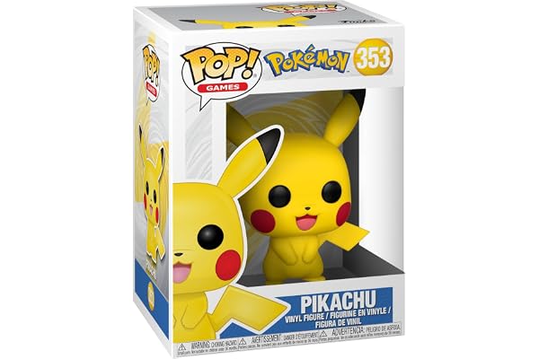 Funko Pop Games: Pokemon - Pikachu - Figurine en Vinyle à Collectionner - Idée de Cadeau - Produits Officiels - Jouets pour les Enfants et Adultes - Video Games Fans