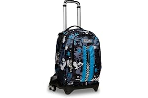 Seven Trolley Scuola Sganciabile Jack 3 Ruote, CHULKY, Triplo Uso, Zaino Con Carrello Sganciabile Con Tasca Interna Porta Borraccia, Zaini & Trolley, Scuola & Tempo libero, Bambine e Ragazze