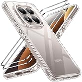 CONSTRAIN - Xiaomi Redmi Note 15 Pro Plus ile uyumlu Plus+ Kılıf Kamera &Ccedil;ıkıntılı Şeffaf Silikon Kapak + 9H Ekran Koruyucu Se