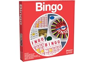 Pressman: Classic Bingo Set | Includes Spinner with Bingo Cards and Plastic Markers | Traditional Board Games | For 2 or More Players Ages 7+