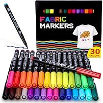 Lixiluxia Textielstiften – 24 Kleuren – Permanente Stofmarkers – Voor T-shirts, Jeans En Meer – Drogen Zonder Strijken