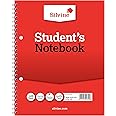 Silvine 9x7 Twin Wire Student's Notebook. 120 Pages Ruled 6mm Feint