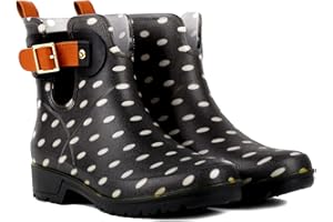 Geweo Stivali Di Gomma Donna Chelsea Uomo Impermeabile Antivento in Nero Marrone Grigio Rosso Bianco Taglia 35-43