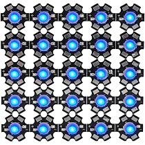 25 Puces LED Haute Puissance 3W - Rouge 660nm - Pour éclairage DIY Et Projets électroniques