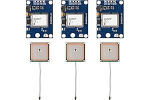 DWEII 3 Set GY-NEO6MV2 NEO-6M GPS Module NEO6MV2 with Flight Control EEPROM MWC APM2.5 Large Antenna for for Arduino EEPROM APM 2.5