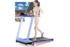 ‎SUPERUN Superun Laufband für Zuhause Klappbar, Übergroße Laufband mit Steigung Breite Lauffläche 112 * 42 cm bis 16 km/h, Sicherer Max 158 KG mit APP und Trainingskursen