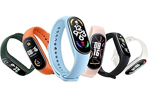 XIAOMI Smart Band 7, Schermo AMOLED 1.62'', Monitoraggio Sonno, SpO2, Frequenza Cardiaca, VO2max, Resistenza All'Acqua 5 ATM, 110+ Modalità Sportive, Durata Batteria 14 Giorni, Versione Italiana