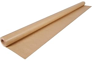 Clairefontaine 195771C - Un Rouleau De Papier Kraft Brun - 10x0,70m - 60g - Emballage Cadeaux, DIY, Loisirs Créatifs, Artisanat