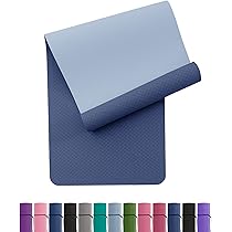 Tapis De Yoga Antidérapant Xxl,183X122Cm De Large,Tapis De Fitness Extra Épais 8Mm,Tapis D