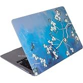 McStorey MacBook Air 13 in&ccedil; M1 Uyumlu Sert Kapak Kılıf (2018&ndash;2020) | Van Gogh Esintili Sanat Baskı, Kristal Parlak, Sararmaya