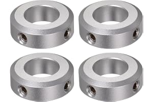 QUARKZMAN Axelkrage 17 mm Hål Aluminiumlegering Set 4 St | Skruv Våg Krage För Hjul Skottkärra Axel Växellåda Montering CNC M