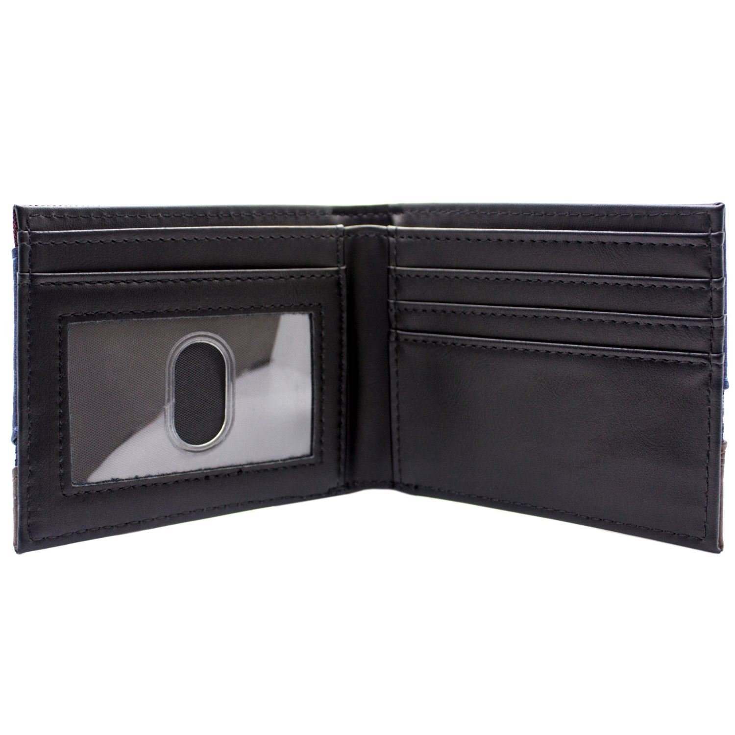 Marvel-Captain-America-Strukturierte-Anzugsart-Blau-Portemonnaie-Geldbrse