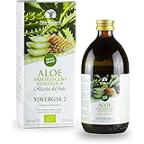Teo Natura Sinergia 2 – Integratore e da Bere - Ricetta di Padre Zago (senza Alcool) con Aloe Arborescens e Miele Biologico -