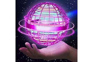 Sosuy 2025 Fliegender Ball Spielzeug FüR Junge, Hover Flying Rotierender Schwebeball Magischer Boomerang Spinner Mini Drohne Ball Weihnachts Geschenke FüR Jungen Kinder üBer MäDchen 6 7 8 9 10+