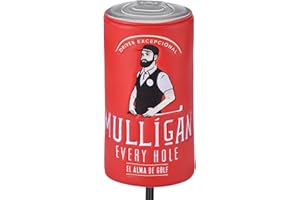 Shanker Golf Driver Headcover - Beer Can Shaped Funny Driver Cover - Tour Grade PU Leather Golf Club Cover with Embroidered Pattern