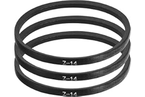sourcing map 3 Pcs Z-14 Z Type V-belt 356mm/14" Inner Length x 0.39" Width x 0.24" Height, Z-type Closed-Loop Rubber Transmission Belt