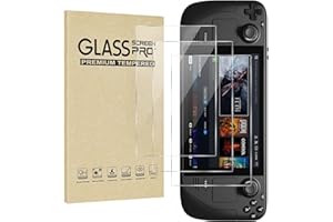 Rvciby 3-Pack Tempered Glass Screen Protector for Steam Deck/Steam Deck OLED，HD Clear, Shatterproof, Easy Installation, 9H Hardness, Ultra Thin