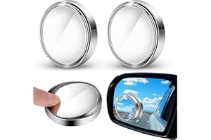 MisFun 4 Pcs Toter Winkel Spiegel Auto, Toter-Winkel-Spiegel 360° Verstellbar Toter Winkel Auto Spiegel HD Konvex Spiegel Weitwinkel Totwinkel Rückspiegel, Blindspiegel für Alle Arten von Autos