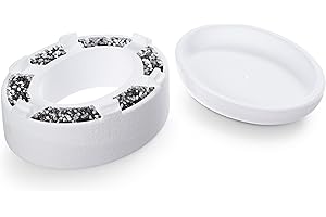 Pontec 41891 PondoPolar - Eisfreihalter für den Gartenteich, Schwimmteich, Fischteich, Pool/einfacher und effektiver Frostschutz im Winter, Groß, Weiß