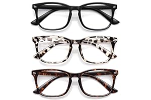 WOWSUN Blaulichtfilter Brille Unisex Nerd Nicht verschreibungspflichtige klare Linse Computer Blaulicht blockierende Brille